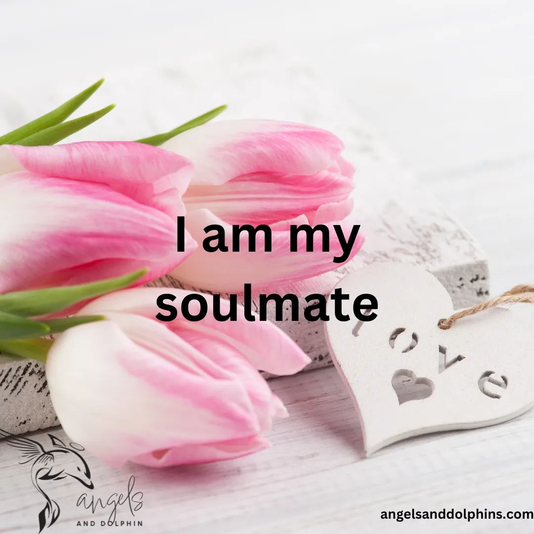 <I am my soulmate> affirmation