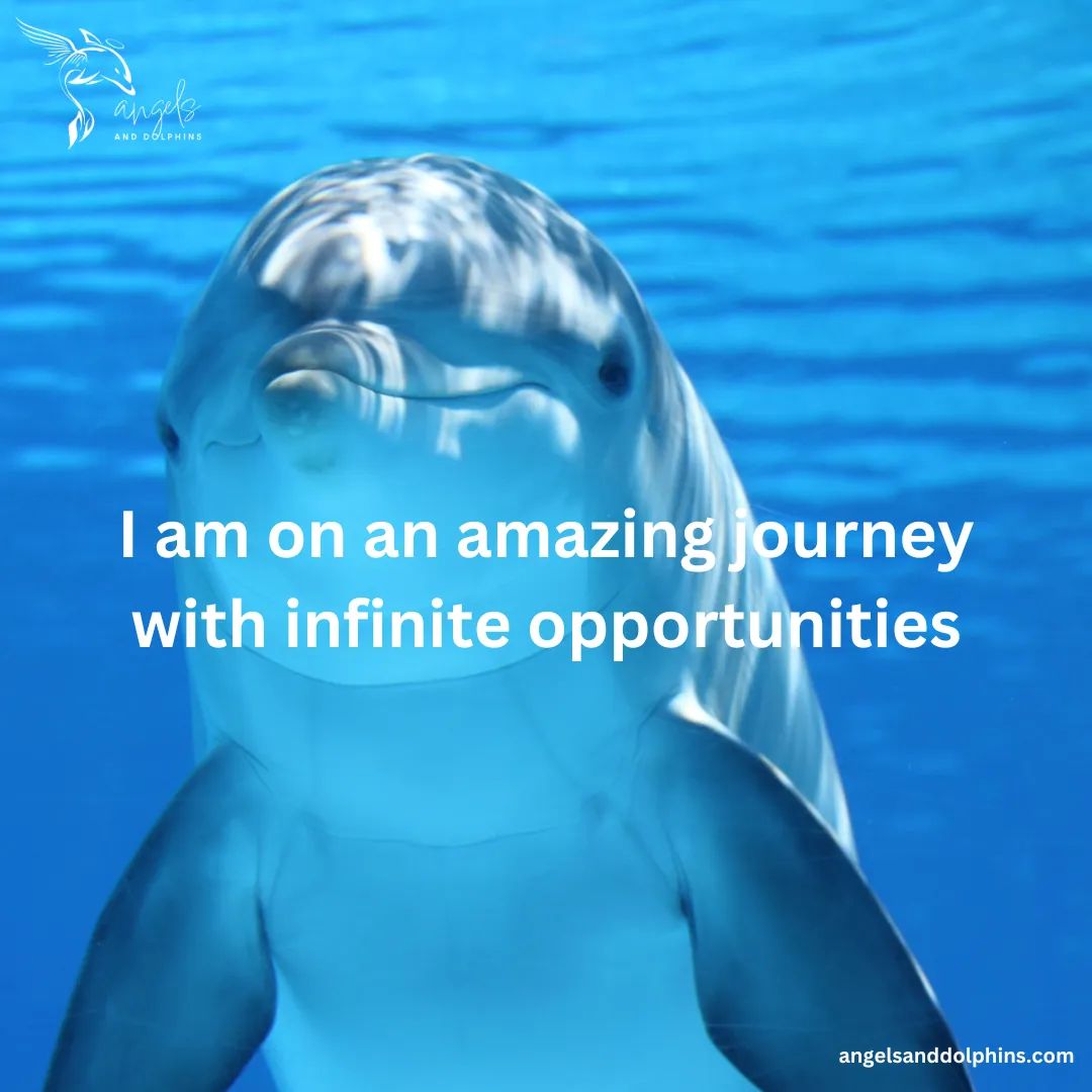 <I am on an amazing journey with infinite opportunities> affirmation